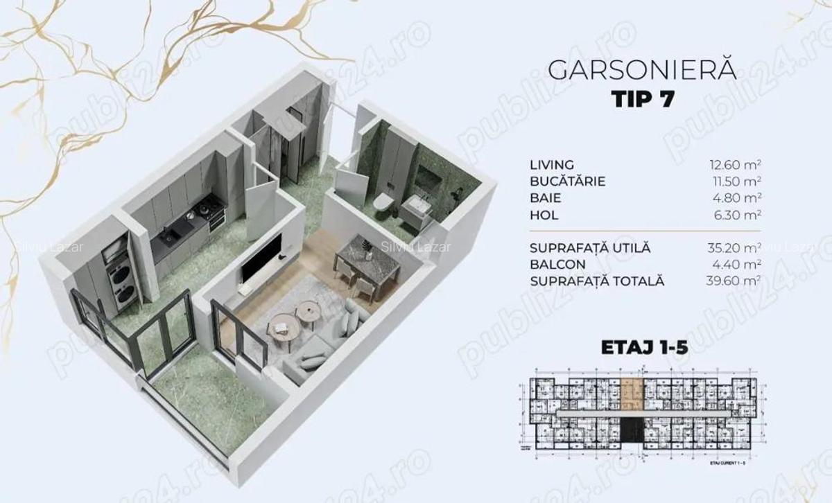 15-20 Min Metrou Berceni | Apartament 2 camere tip studio | Popesti-Leordeni - 8