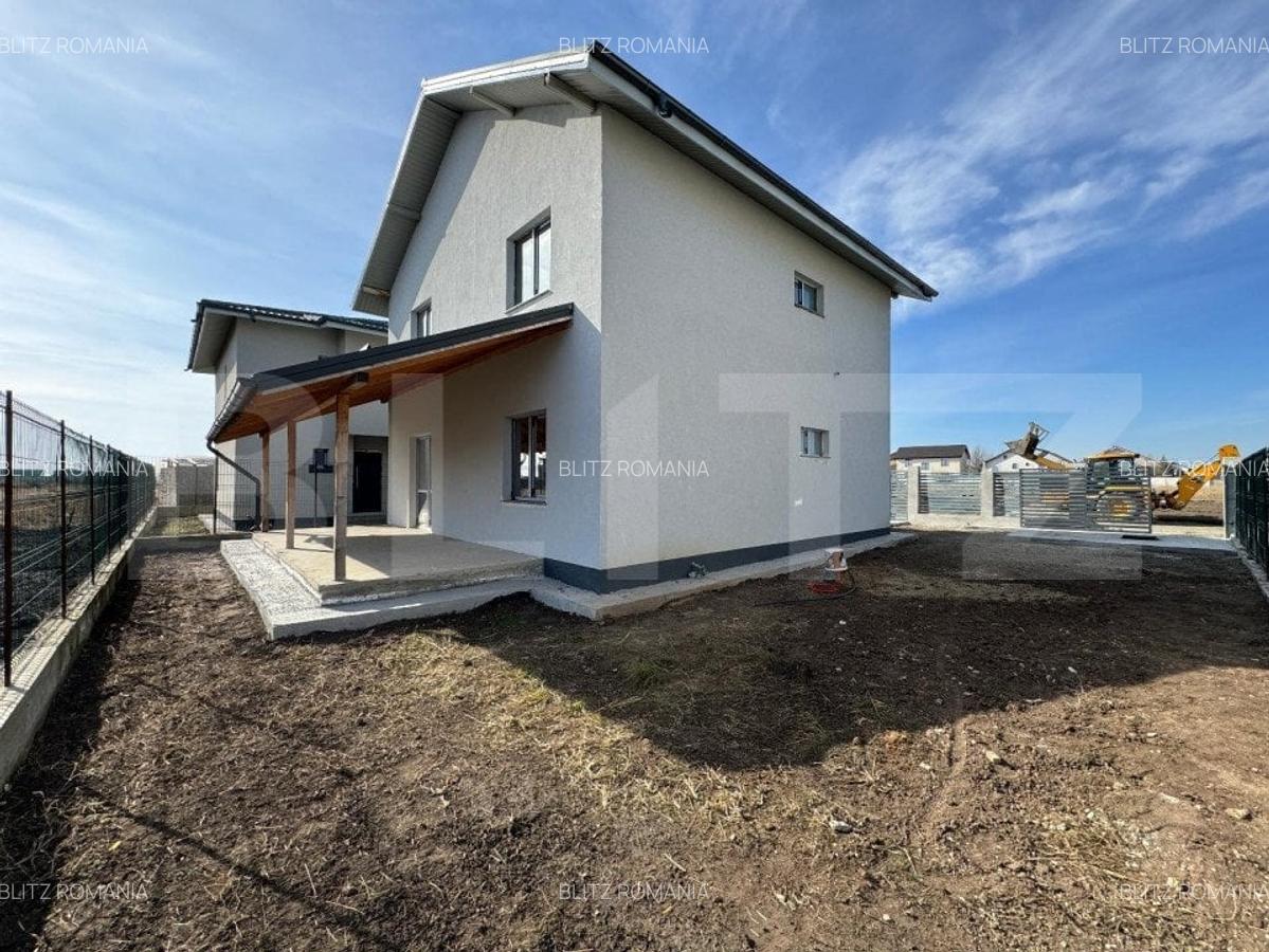 Casa semi-finisata P + M, 131 mp utili, teren 339 mp, Pielesti, zona Magnolia - 3