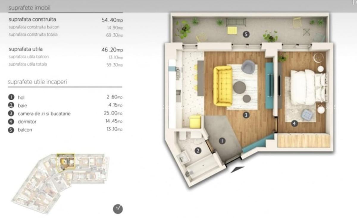 2 camere Premium Park Serban Voda - 8