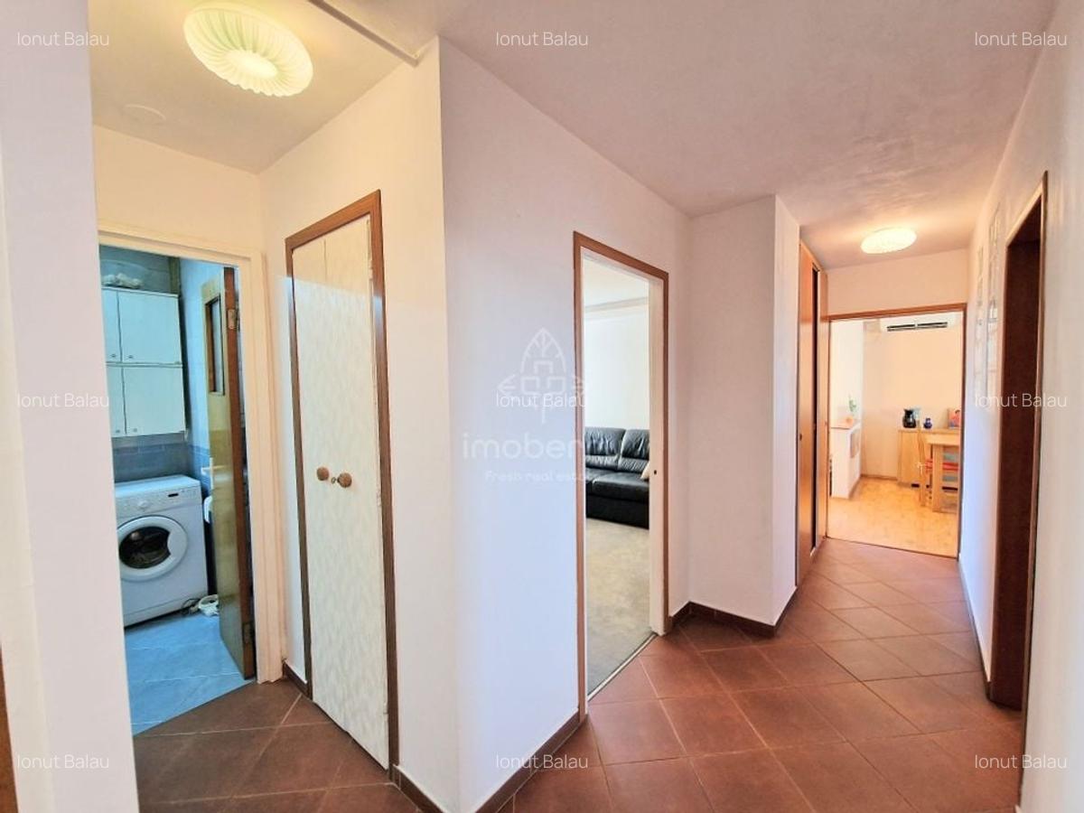 3 camere (transformat din 4 cam.) | 80 mp utili + 10mp balcon | Metrou | - 12