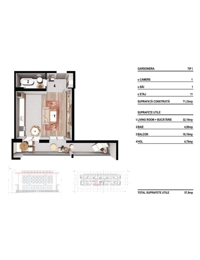 Garsonieră / Piscina / Spatii verzi - 6