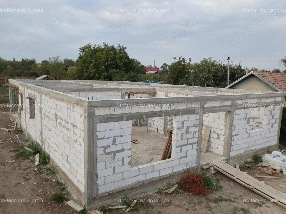 Vand teren+Casa in constructie in Comuna Curcani,Calarasi - 3