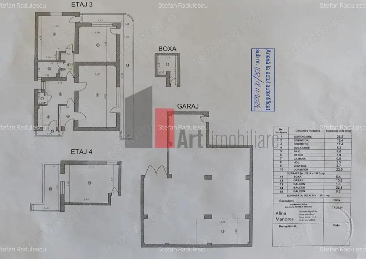 Apartament 3 camere + camera supliemntara, garaj si boxa Cotroceni - 18