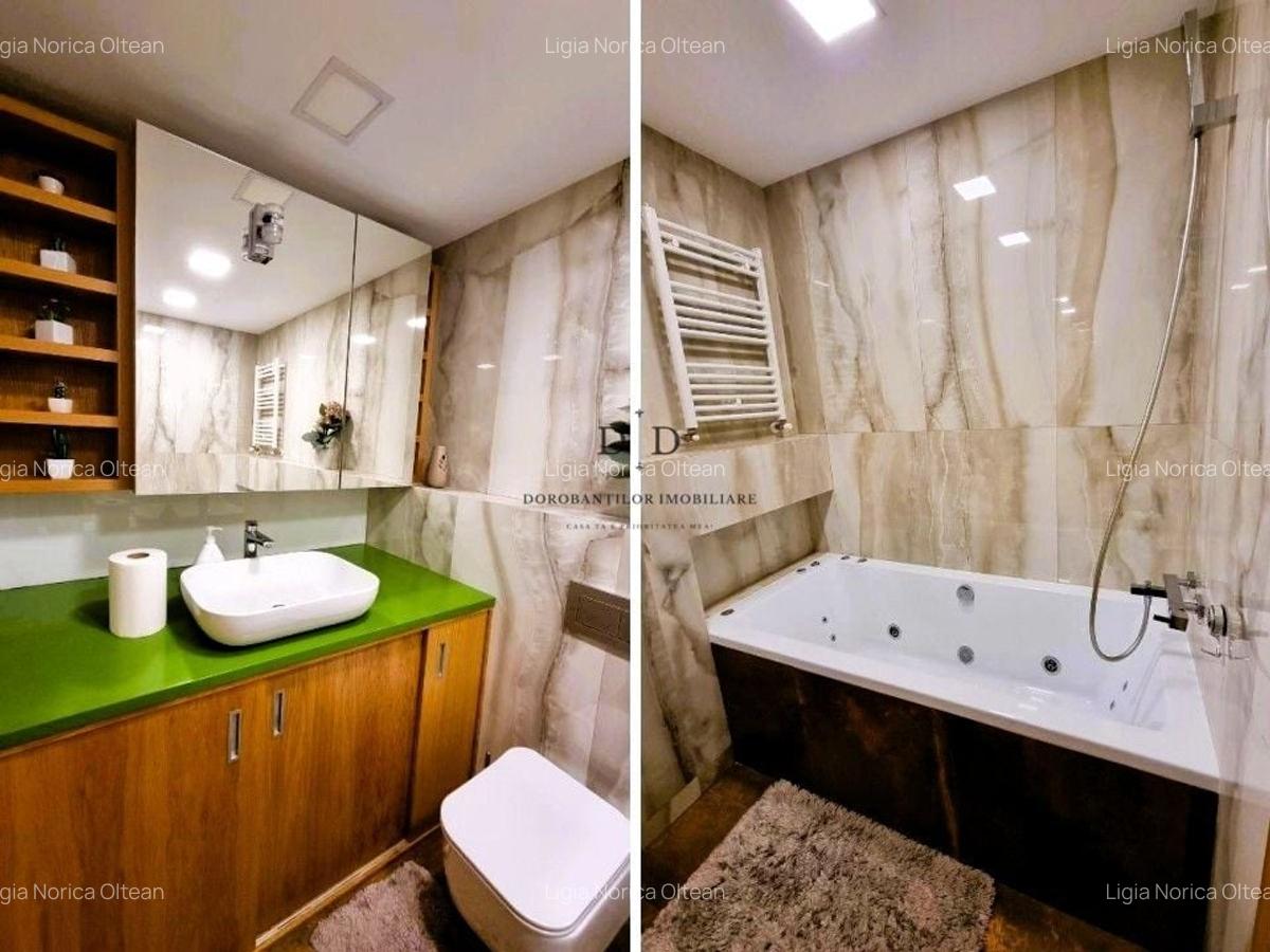 Penthouse LUX chirie 3 camere 90mp|+ 2 bai-parcare| Centru| Platinia - 9