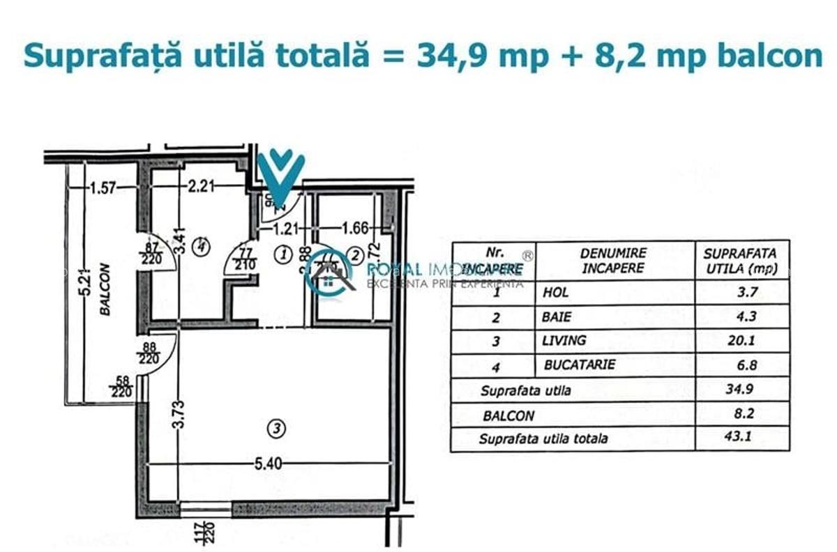 Royal Imobiliare - Vanzare Garsoniera Zona Albert - 8