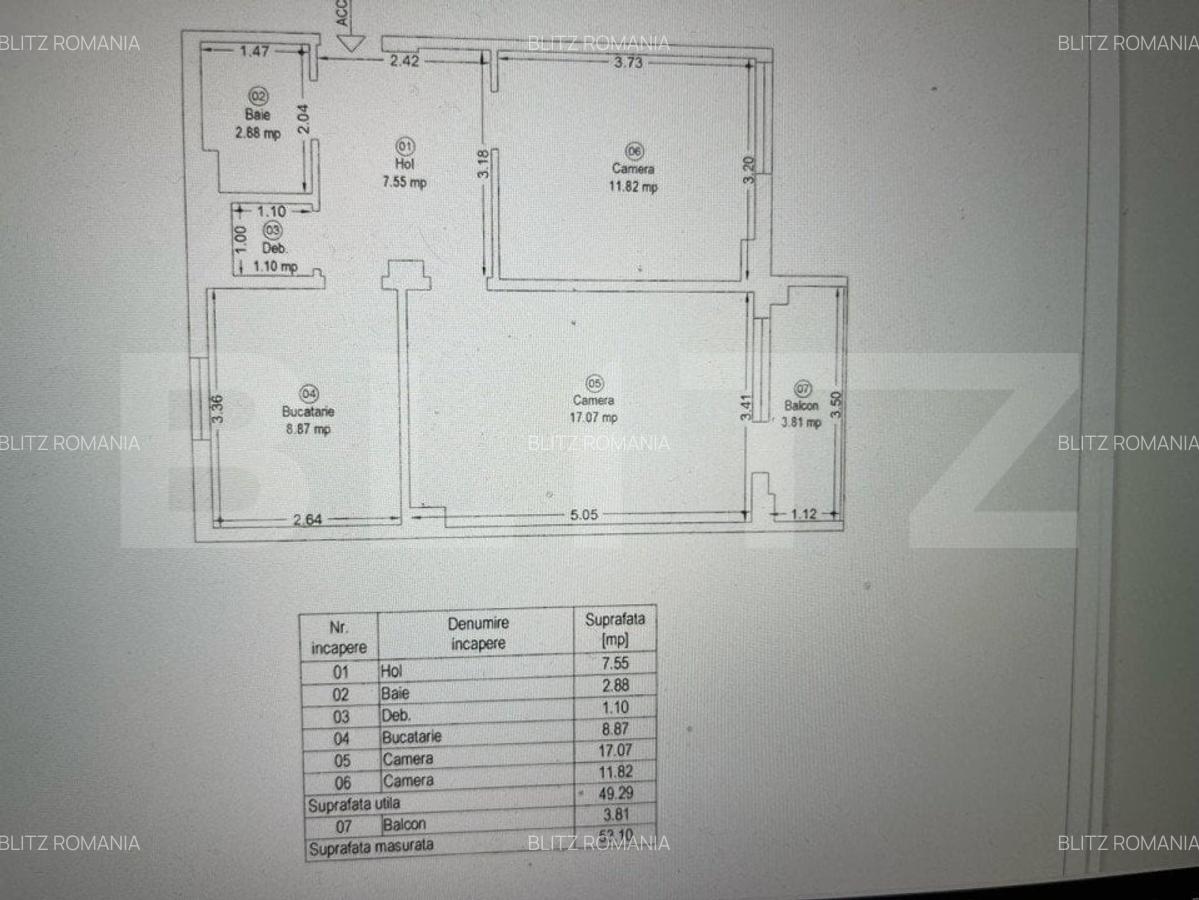 Apartament, 2 camere, 50mp, zona Piata Victoriei LUX - 12