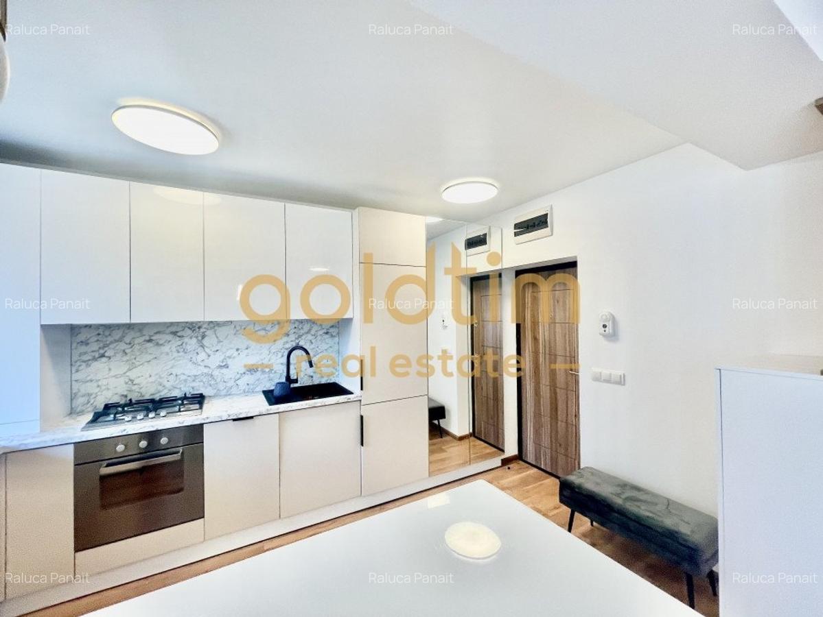 Apartament cu 2 camere semidecomandat, mobilat în Pipera - 9