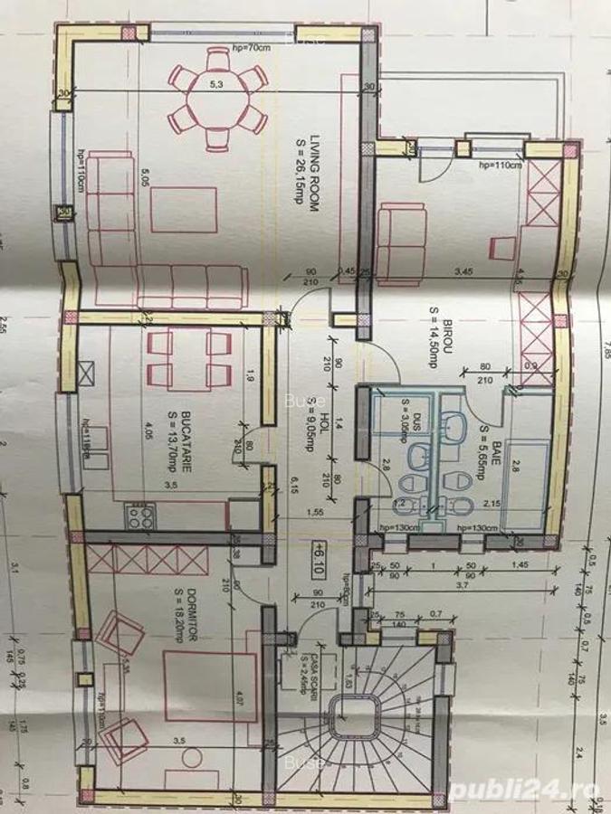 Vand apartament in casa-vila in Constanta - 4