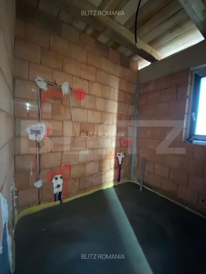 Casa P+E semifinisata cu panouri solare si pompa de caldura zona Roata Faget - 13
