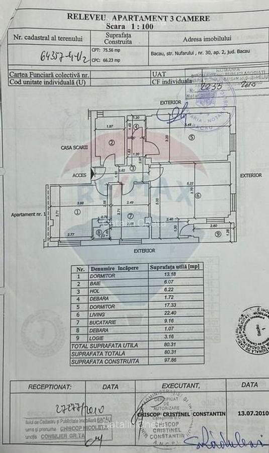 Apartament cu 3 camere de inchiriat pe strada Nufarului - 1