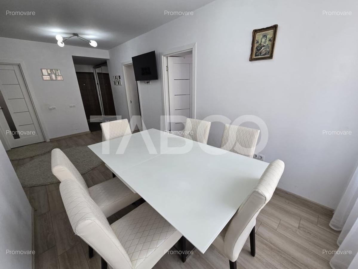 Apartament decomandat 66 utili 3 camere pivnita Turnisor Sibiu - 4