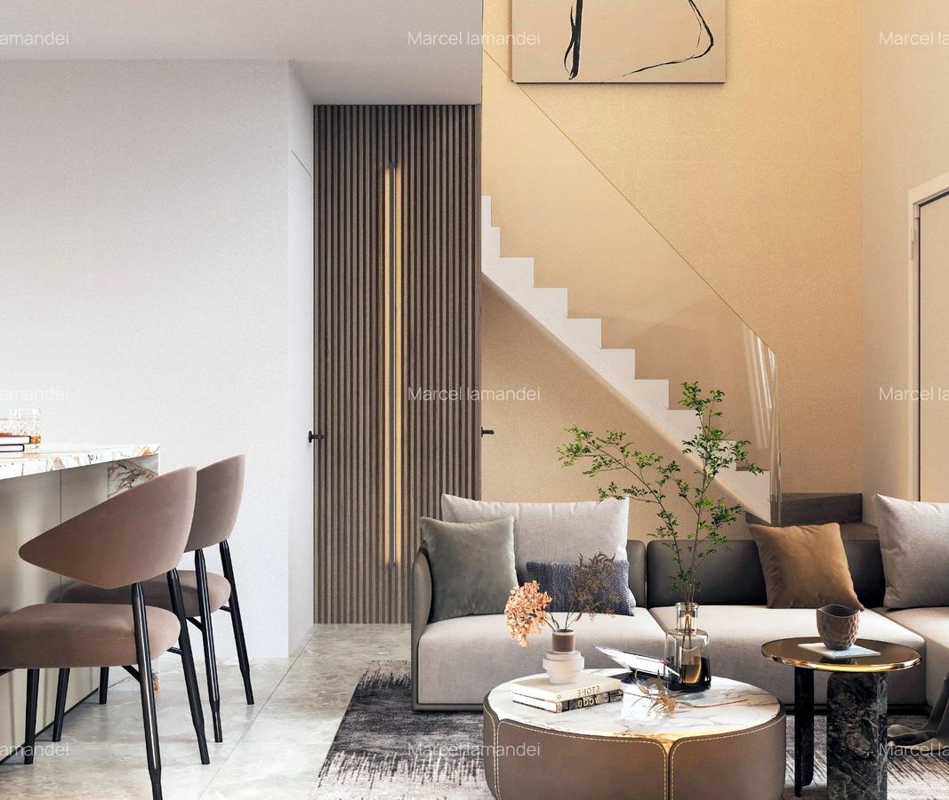 Proiect Rar – Vilă Spațioasă cu Living pe Două Niveluri - 17