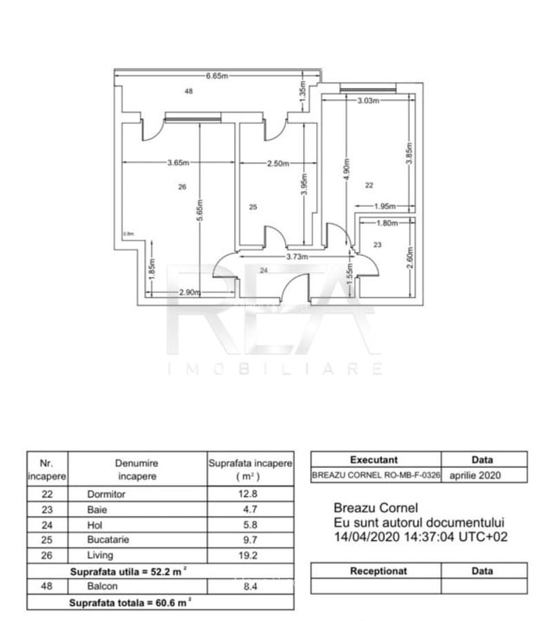 Apartament cu 2 camere decomandat în Theodor Pallady - 9