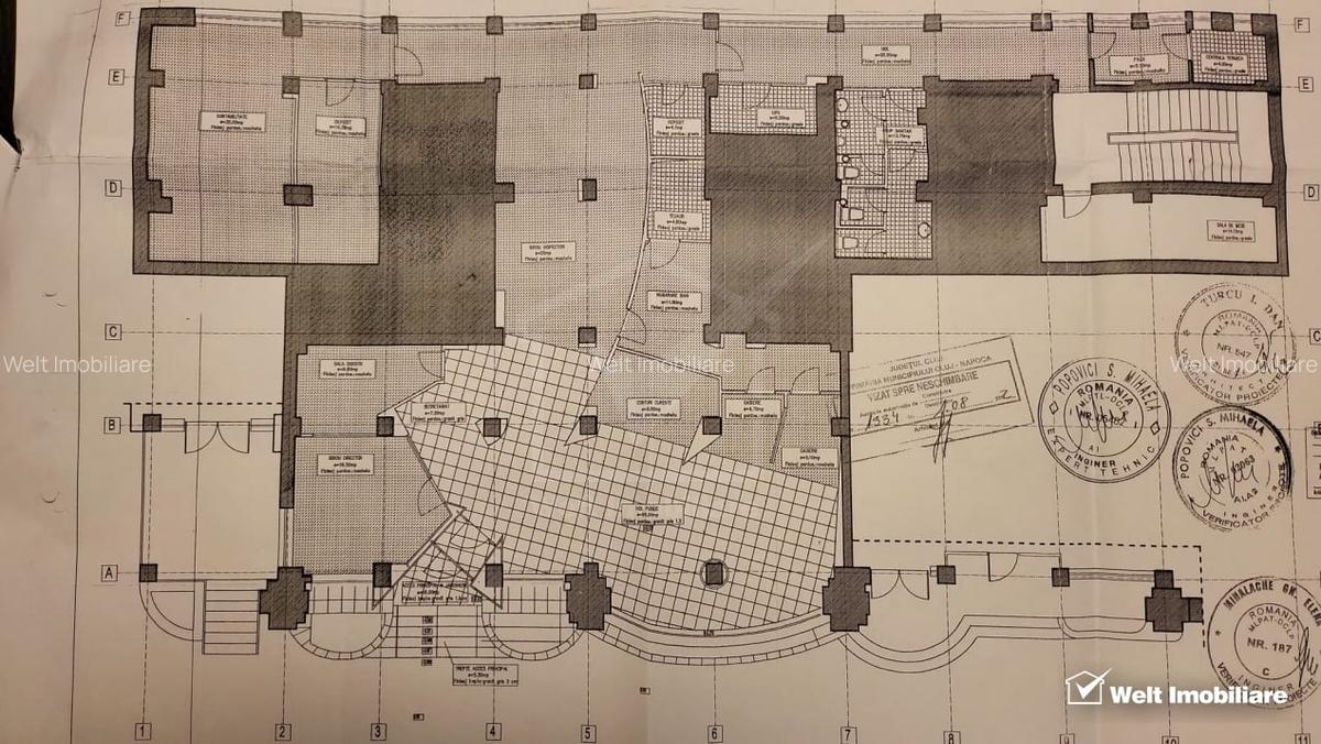 Spatiu comercial - bancar, parter 320mp, piata Cipariu - 2