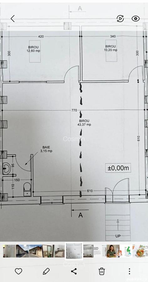 Inchiriez spa?iu comercial strada Morillor, 80mp din 2012, complet utilat - 2