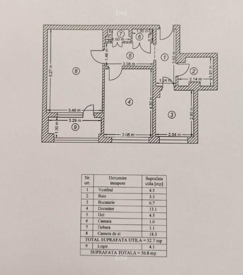 Apartament 2 camere renovat 57mp - etaj 6/10 - Metrou Dristor - 8