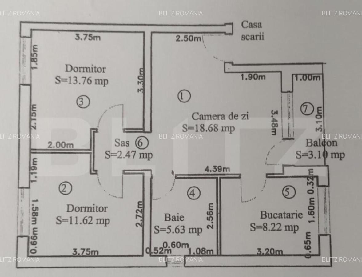 Apartament 3 camere,Sanpetru - 11