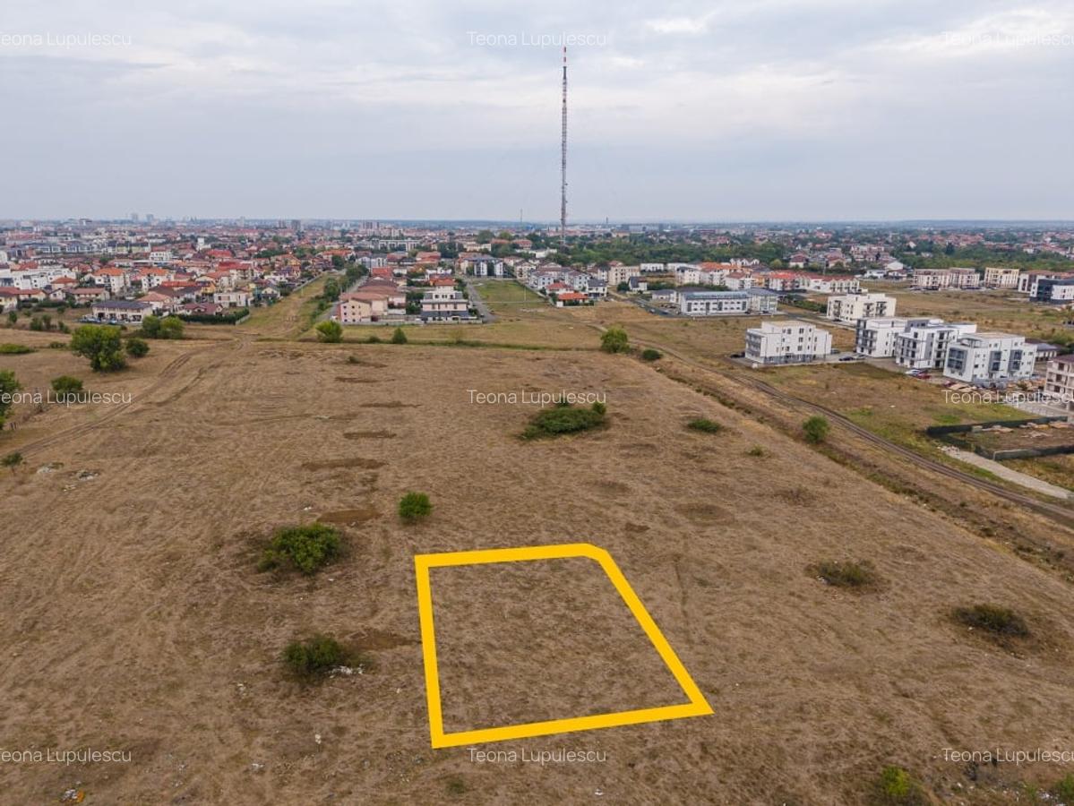 Teren 950 mp pentru proiect rezidential in Giroc - acces multiplu, zona blocuri - 3