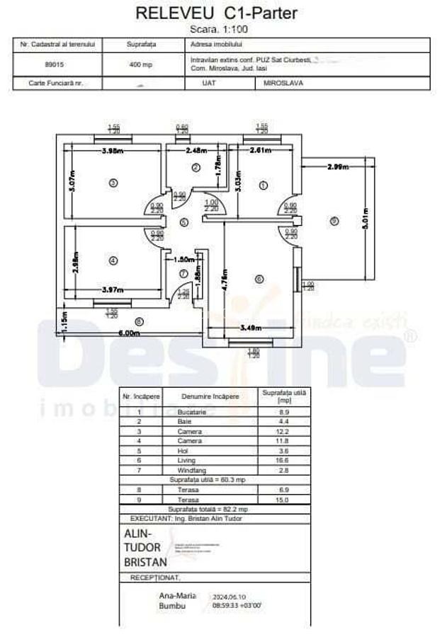 Casa individuala 3 camere decomandat 82 MP Utili 400MP Teren-Ciurbe?ti - 18