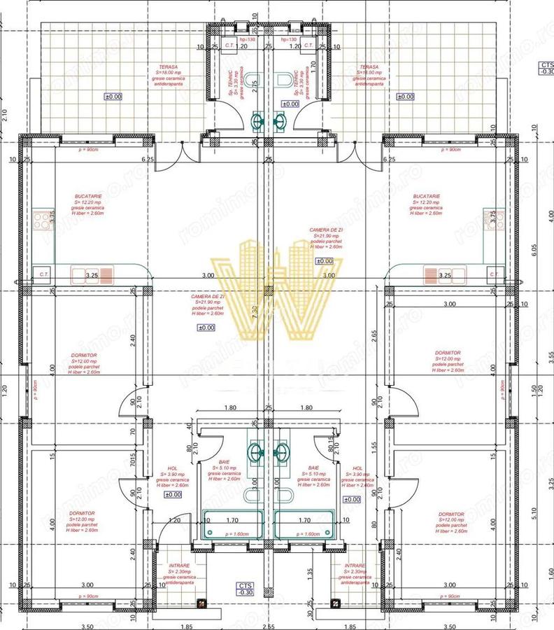 Duplex de vanzare Mosnita Noua - 2