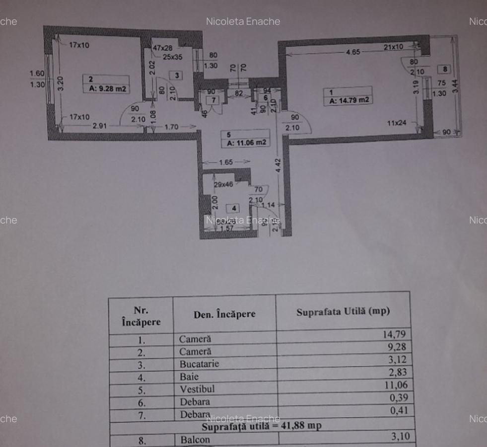 Apartament 2 camere, decomandat, proprietar - Titan - 1