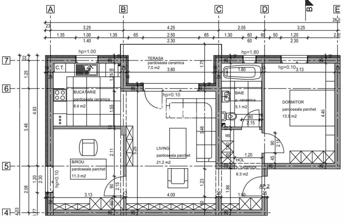 Apartament 3 Camere Sanpetru/ Intabulat - 5