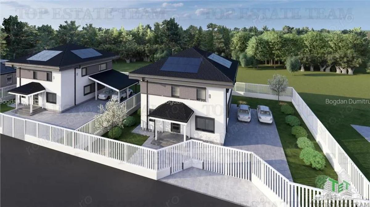 Vila de lux, independenta energetic, 255mp, 650mp teren, langa Padurea Snagov, judet Ilfov - 2