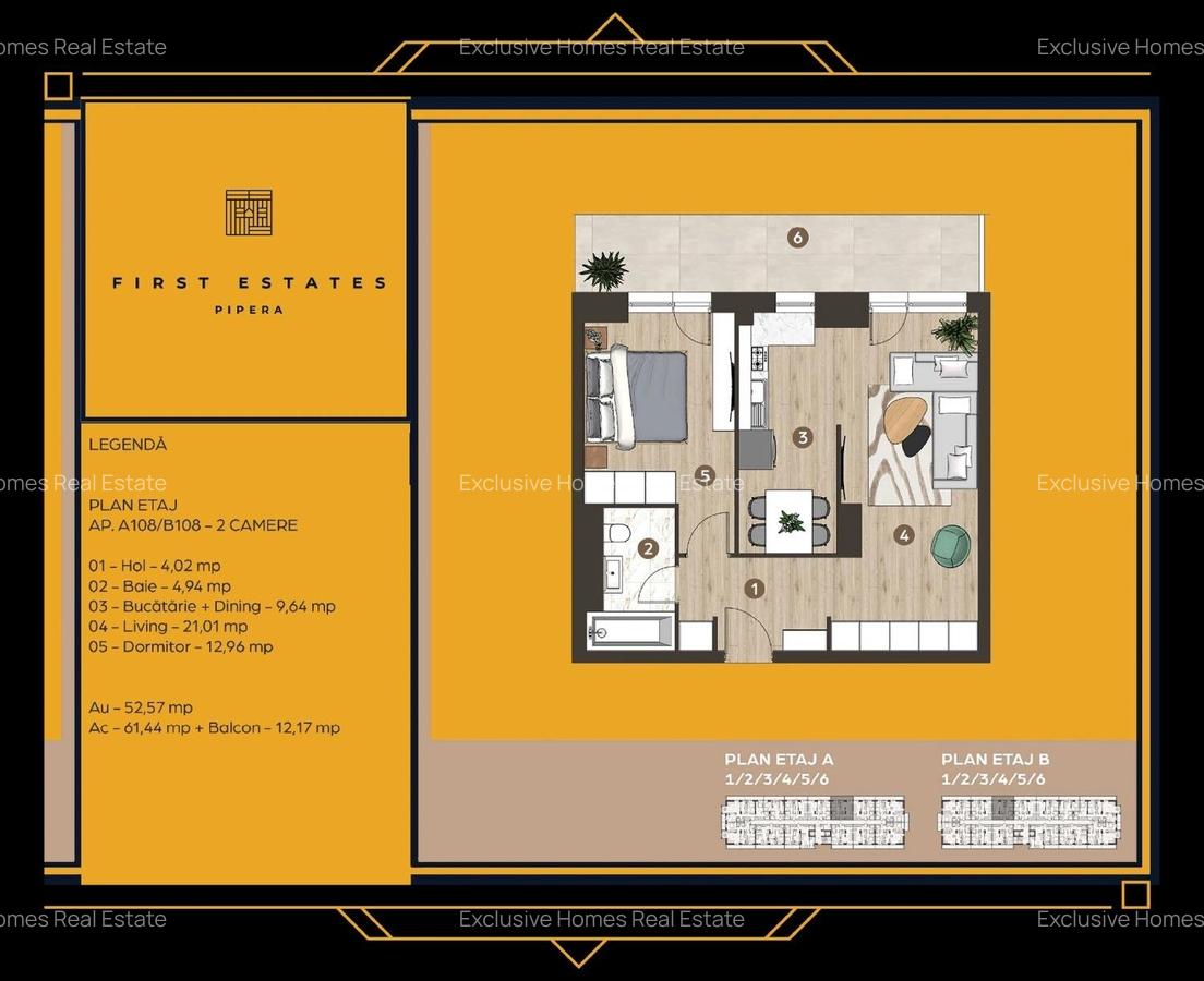 Inchiriere 2 camere First Estates Pipera - 10