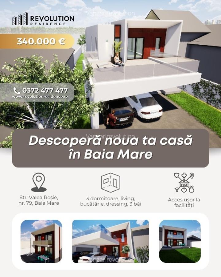 COMISION 0% NEW! Casa individuala P+1, str Valea Rosie 79, Baia Mare - 2