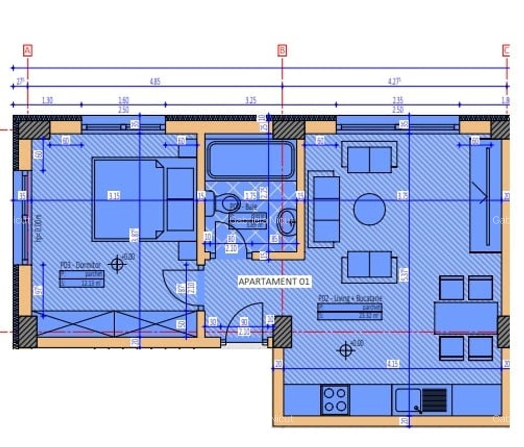 Apartament 2 camere +Terasa 30mp -OBA Urban Residence- Proiect finalizat - 8 Apartament 2 camere +Terasa 30mp -OBA Urban Residence- Proiect finalizat - 8