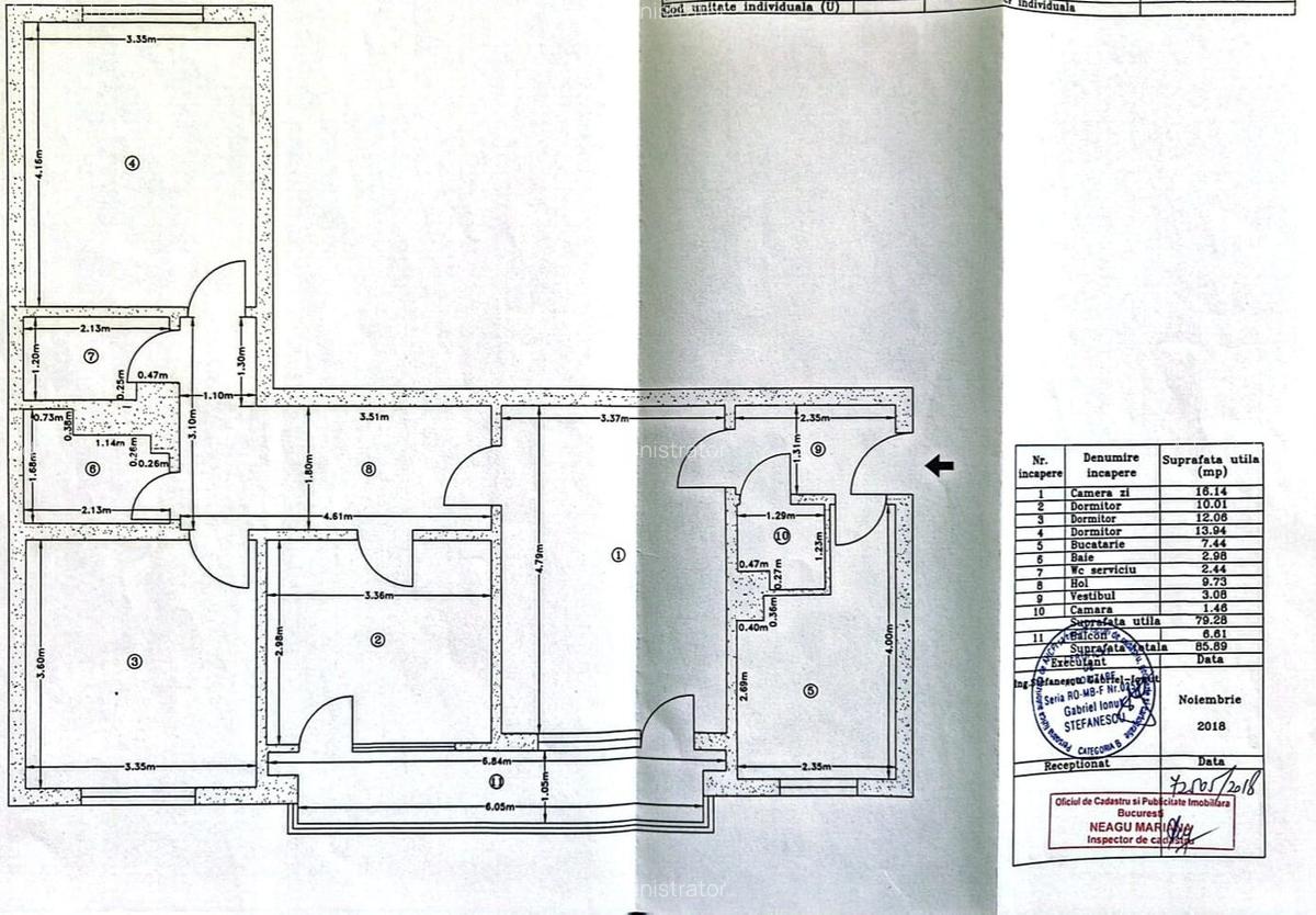 Apartament 4 camere | Etaj 2/4 | Bloc anvelopat | Zonă verde - 7