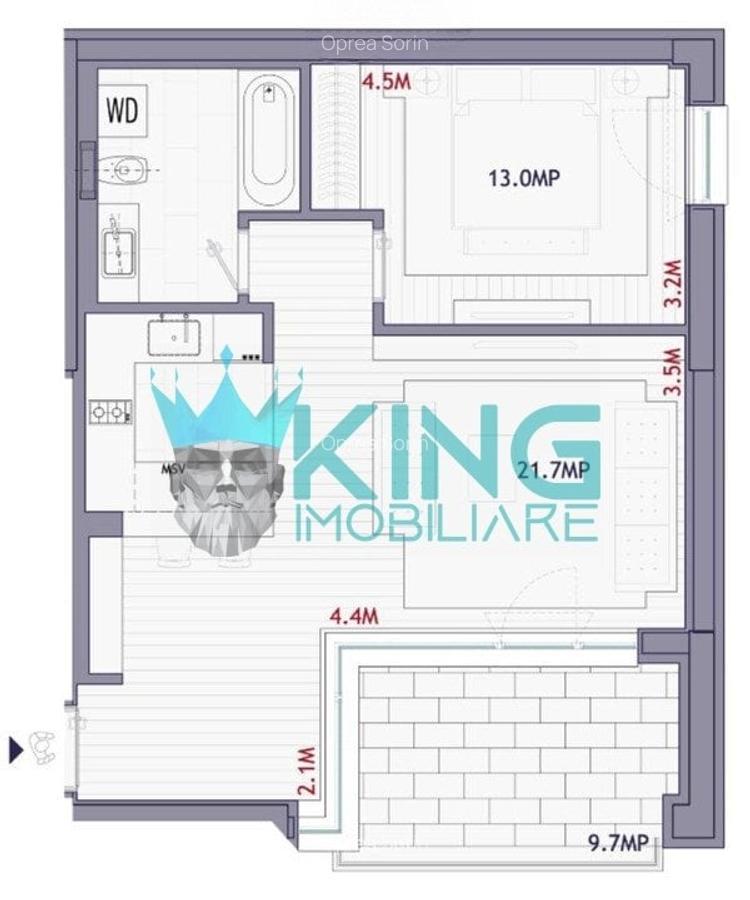 Apartament 2 Camere One Timpuri Noi - 16