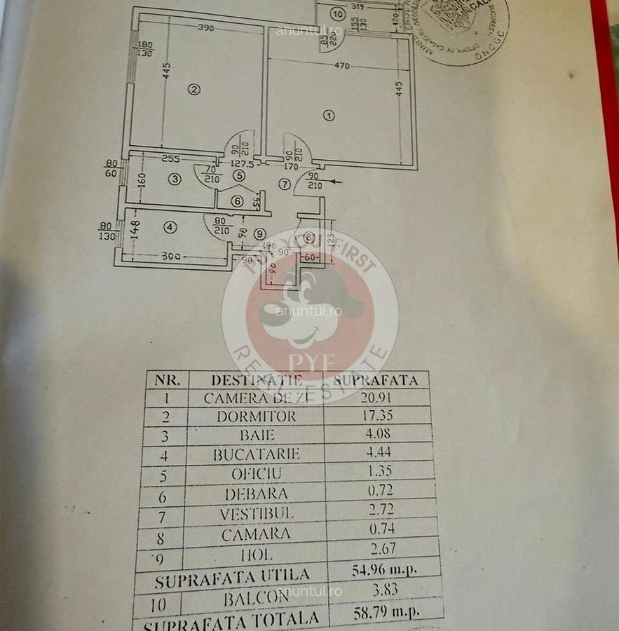 Mall Dristor | Apartament 2 camere | Decomandat | 59mp | B11050 - 7