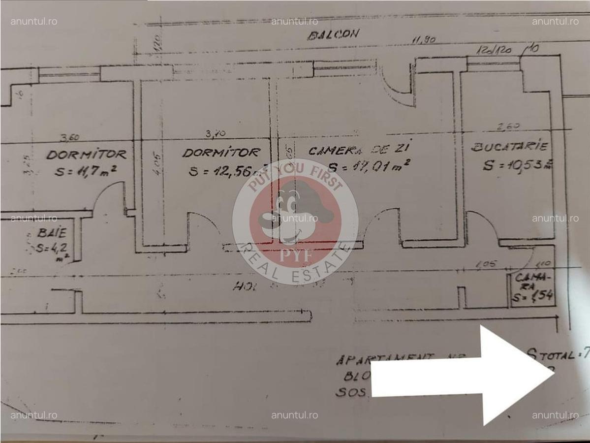 Piata Rahova | Apartament 3 camere | decomandat | 86 mp | B11038 - 7