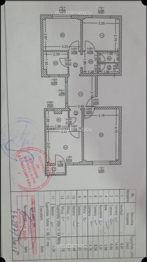 Inchiriez ap. 3 cam Pta Victoriei-Titulescu,Veronica Micle,renovat complet,full - 9