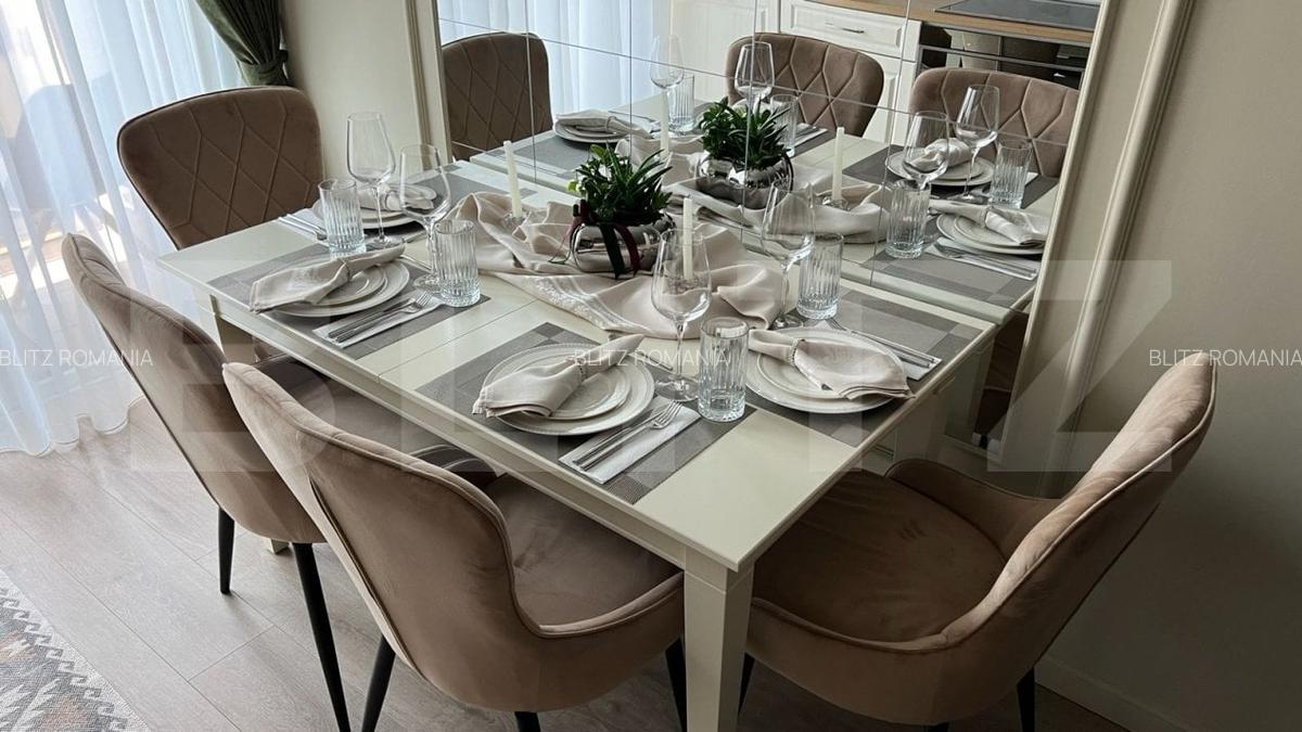Apartament cu 2 camere, mobilat lux terasa 40 m deasupra +parcare zona Ceyrat - 6