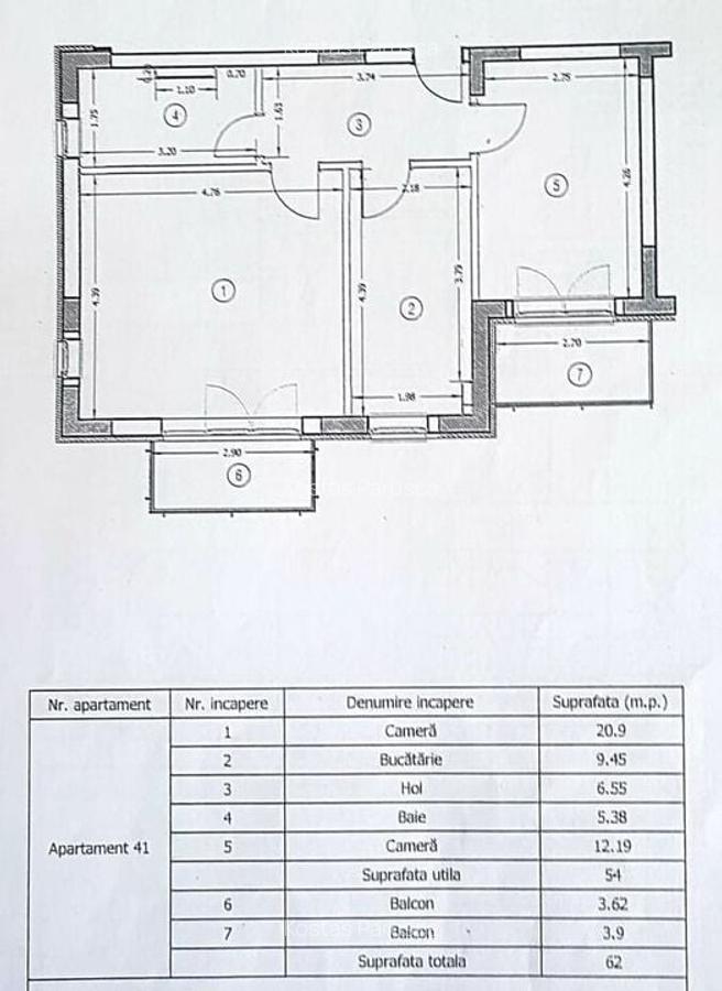Apartament modern cu 2 camere și vedere spectaculoasă spre munți Avantgarden 3 - 25