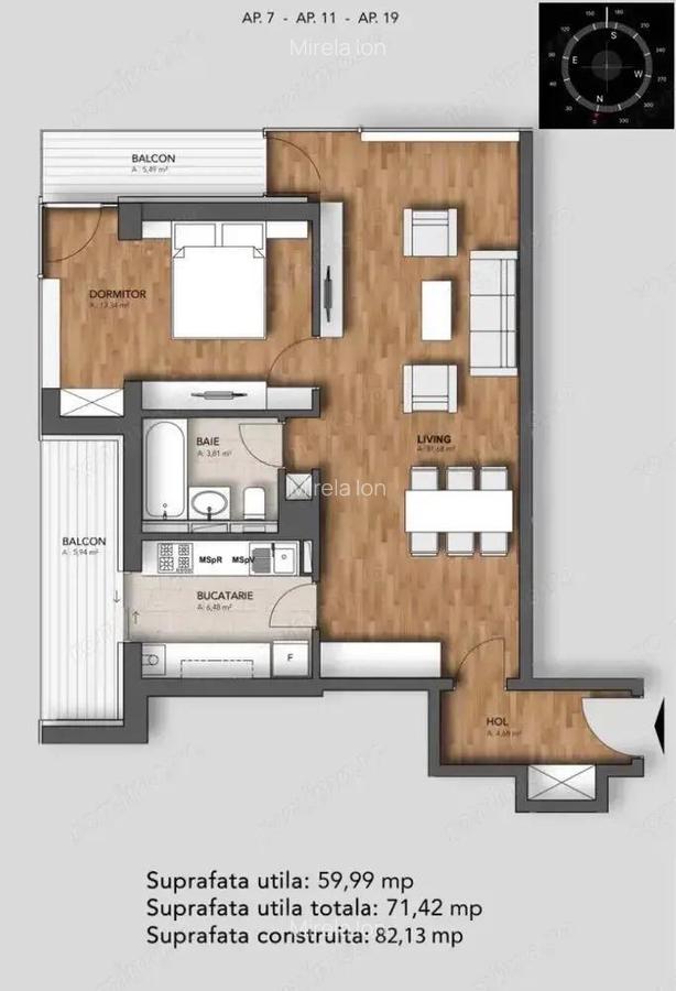 Vanzare Apartament 2 Camere Adiacent Rond Alba Iulia - 5