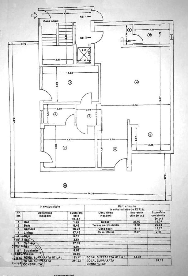 Apartament elegant cu terasă în Domenii/Elegant Apartment with Terrace-Domenii - 19