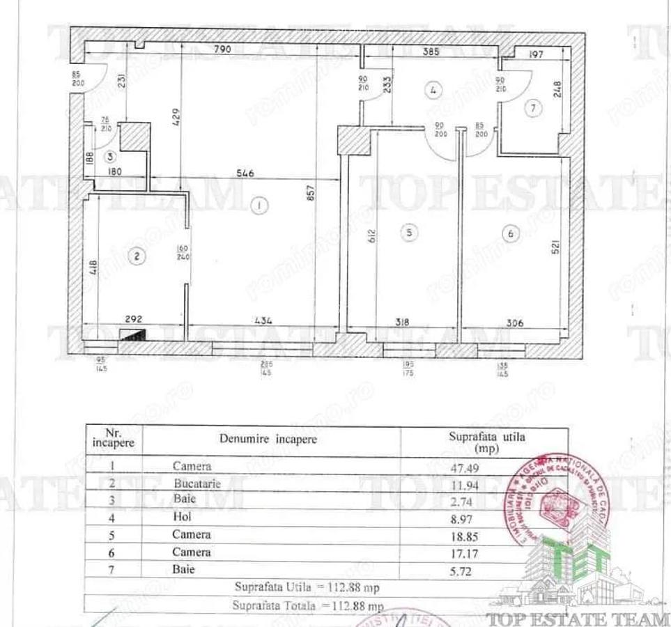 Apartament 3 camere de vanzare in zona Doi Cocosi - 11