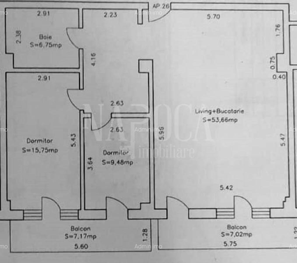 Apartament 3 camere de vanzare in Manastur, Cluj Napoca - 8