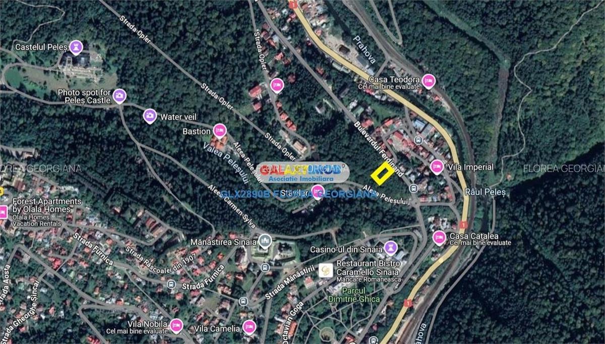 Teren 1500 mp Sinaia Intravilan zona Peles - 1