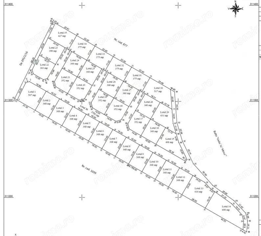 Teren Intravilan In Rate Com Berceni | superb, langa lac | #MG15 - 2