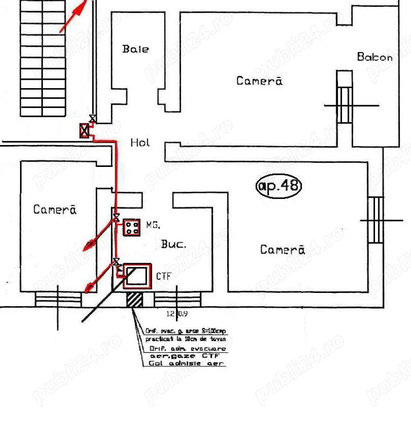 Apartament 3 camere decomandate, Sibiu, Cartier ?trand, Et.1 - 3 Apartament 3 camere decomandate, Sibiu, Cartier ?trand, Et.1 - 3