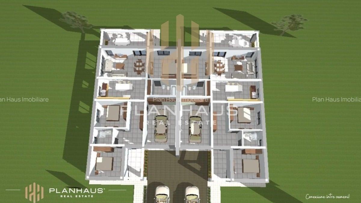 Casă duplex  semifinisată , Tăuții de Sus, 1 600 mp teren cu view - 2