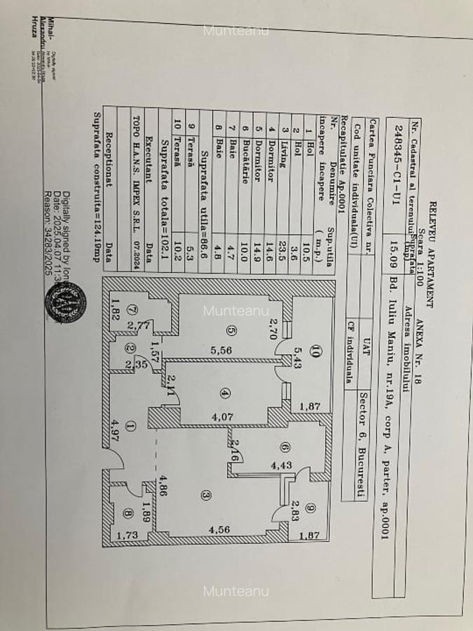 Proprietar apartament 3 camere mobilat utilat Smart Residence Lujerului - 16