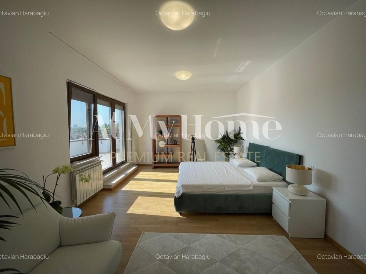 Penthouse superb, spatios cu 5 camere, mobilat partial, 3 parcari, terasa 157mp - 10