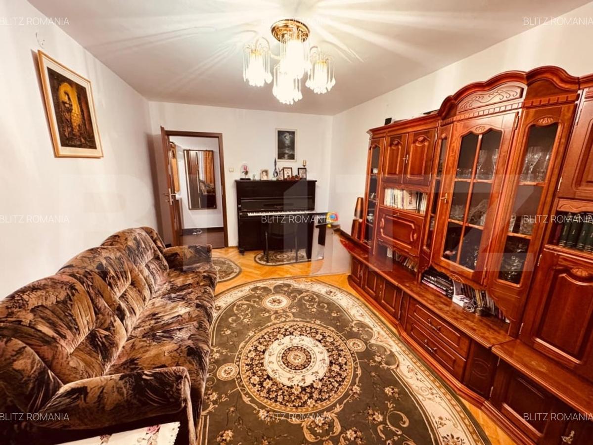 Apartament cu 3 camere, luminos, etaj 2, cu lift, mobilat, 2 loc de parcare - 11