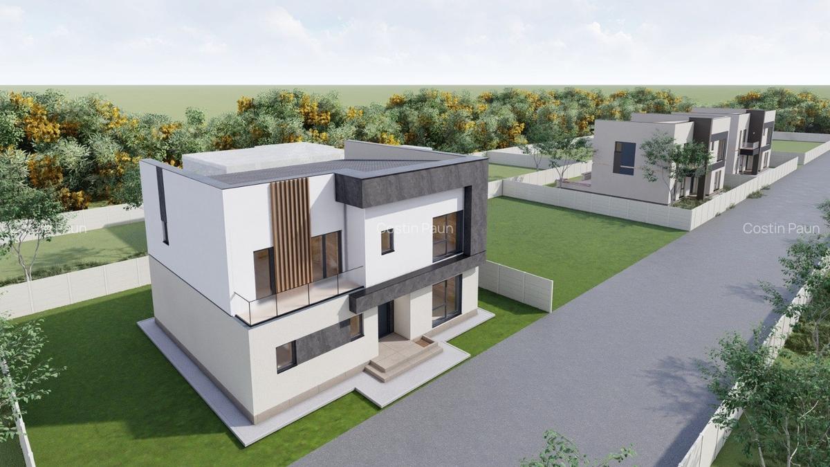 Casa individuala cu 5 camere. Teren 400 mp. Comision 0 - 1