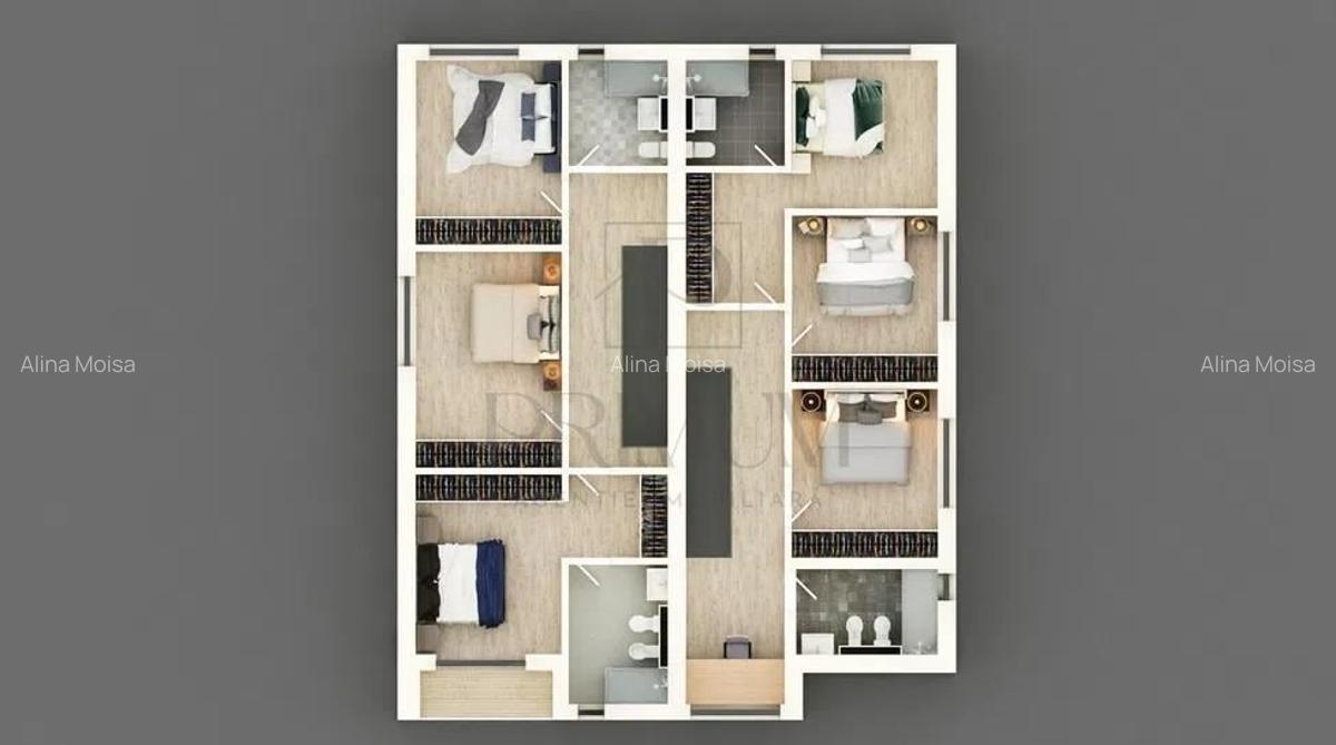 Duplex modern - toate utilitatile - asfalt - terasa 20 mp - 4